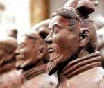 The famous terracotta warriors of XiAn, China